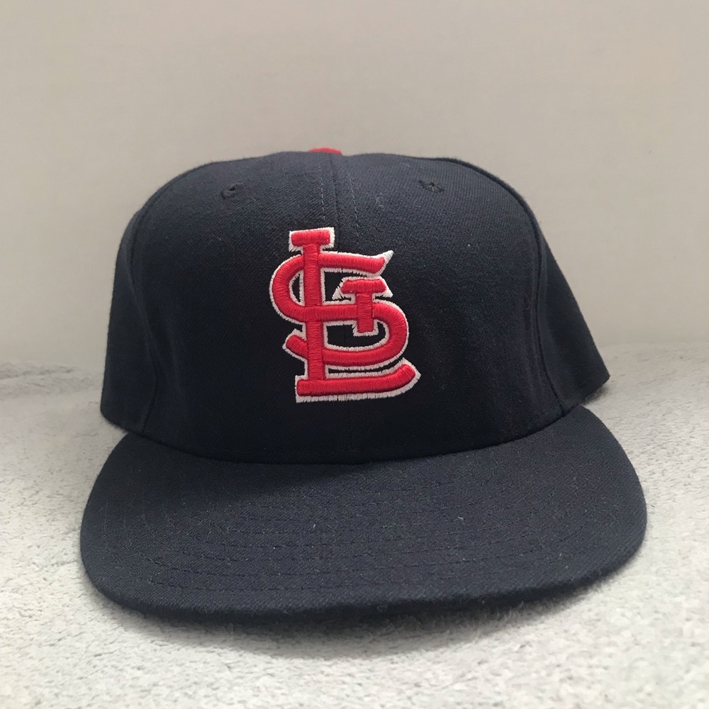 St. Louis Cardinals New Era On Field 59Fifty MLB Blue Red Hat 7 3/4